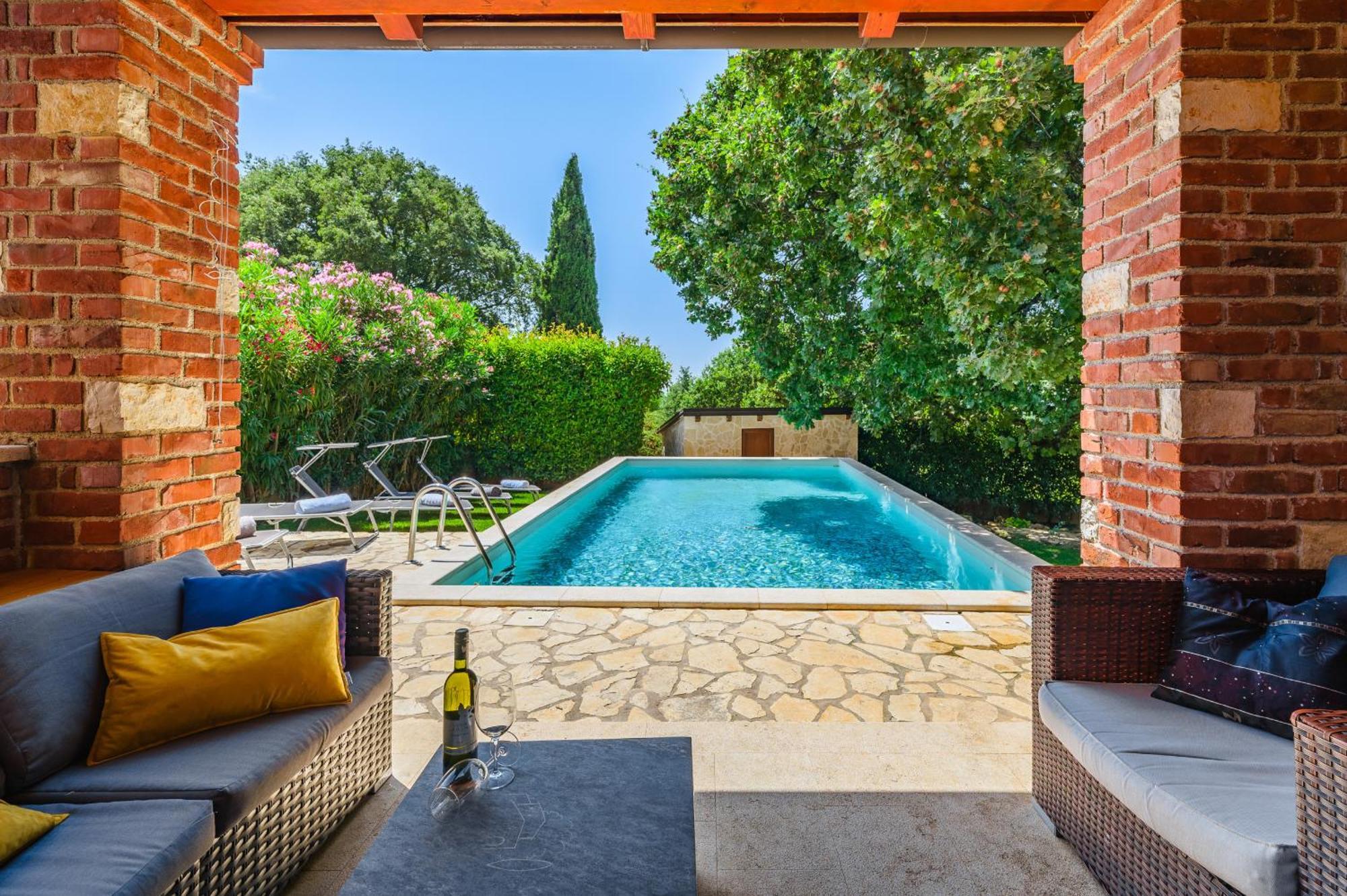 Villa Hrast Bacva Višnjan Kültér fotó